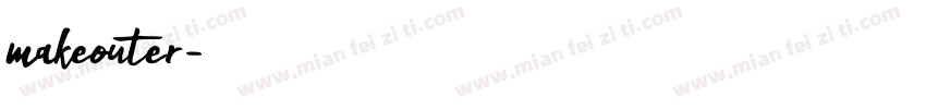 makeouter字体转换