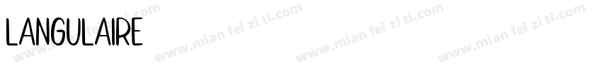 LANGULAIRE字体转换