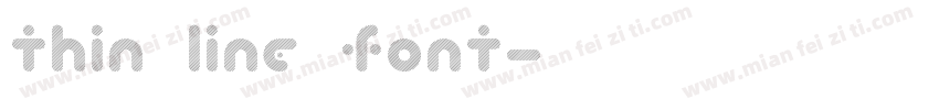 Thin_Line_Font字体转换