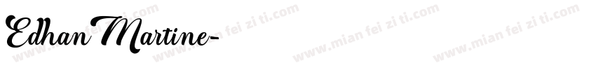 EdhanMartine字体转换