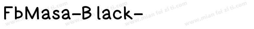 FbMasa-Black字体转换