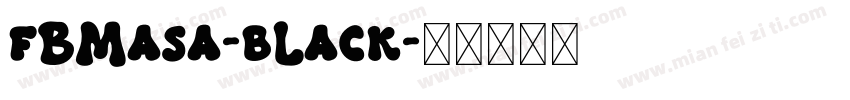 FbMasa-Black字体转换