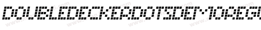 DoubledeckerDotsDemoRegular-DOWMd字体转换