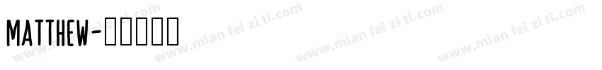 matthew字体转换