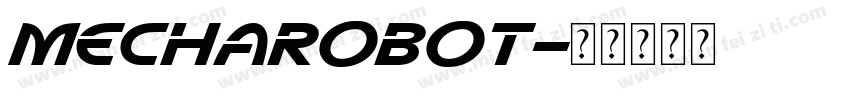 MechaRobot字体转换