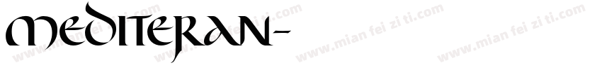 mediteran字体转换