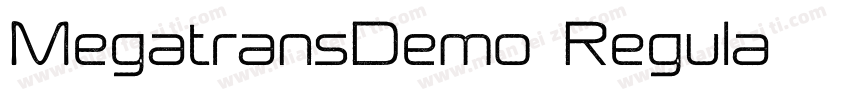 MegatransDemo-Regula字体转换