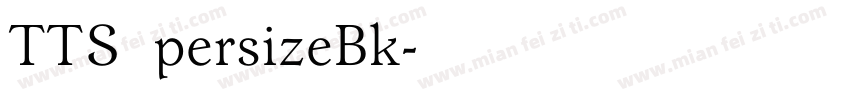 TTSupersizeBk字体转换