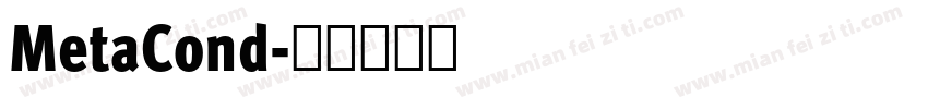 MetaCond字体转换