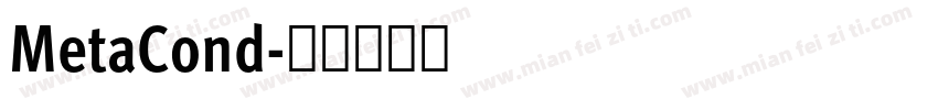 MetaCond字体转换