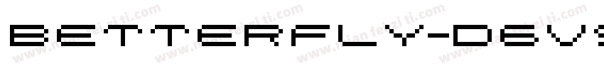 Betterfly-D6v9字体转换