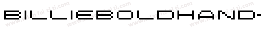 Billieboldhand-0dg9字体转换