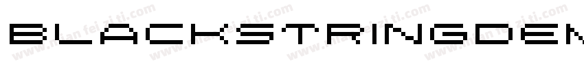 BlackStringDemo-axBB9字体转换