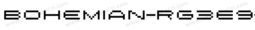 Bohemian-rg3E9字体转换