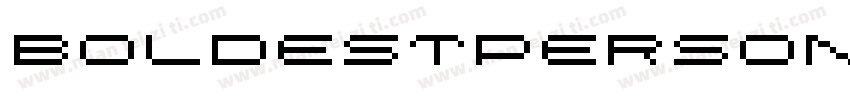 BoldestPersonalUse-0Wld9字体转换