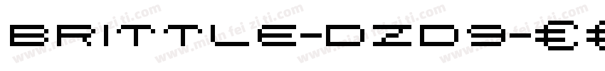 Brittle-DzD9字体转换