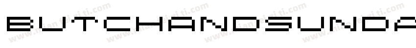 ButchAndSundanceBold-EvR9字体转换