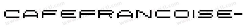 CafeFrancoise-EapP9字体转换