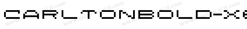 CarltonBold-Xer9字体转换