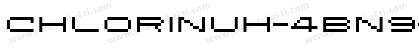 Chlorinuh-4Bn9字体转换