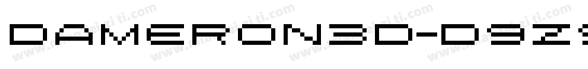 Dameron3D-D9z9字体转换