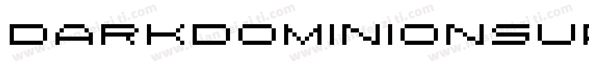 DarkDominionSuperItalic-wzo9字体转换