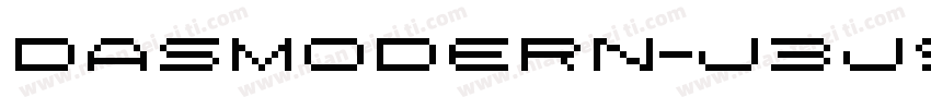 Dasmodern-j3j9字体转换