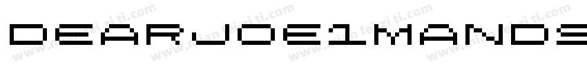Dearjoe1Mands-jRR9字体转换