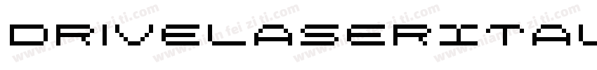 DriveLaserItalic-wzG9字体转换