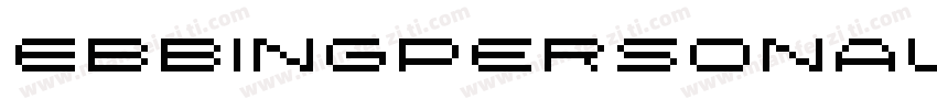 EbbingPersonalUseOnly-maK9字体转换