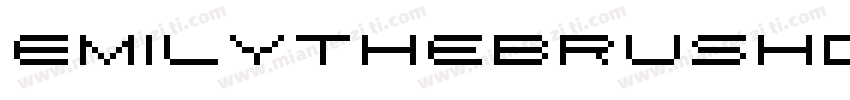 EmilyTheBrushDemoRegular-v7n9字体转换