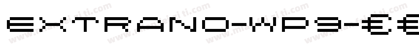 Extrano-wP9字体转换