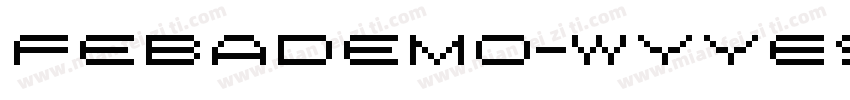FebaDemo-WyyE9字体转换