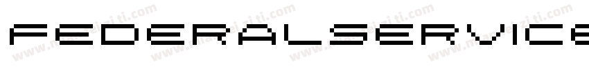 FederalServiceExpandedItalic-4zK9字体转换