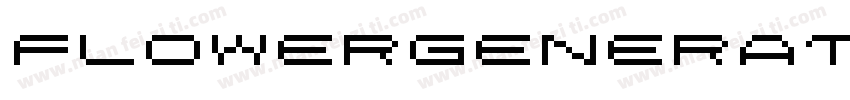 FlowerGeneration-aed9字体转换