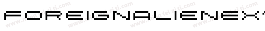 ForeignAlienExtraBold-rgxv9字体转换