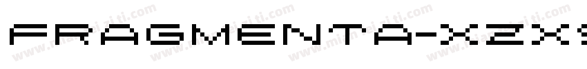 Fragmenta-XZX9字体转换