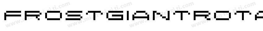 FrostGiantRotated2-jEEj9字体转换