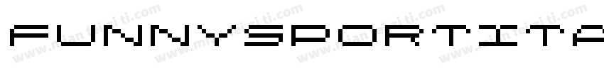 FunnySportItalic-Xmj9字体转换