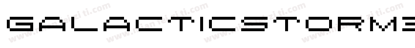GalacticStorm3DItalic-r6o9字体转换