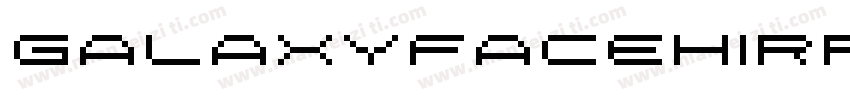 Galaxyfacehirreg-r3p9字体转换