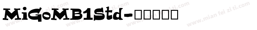 MiGoMB1Std字体转换