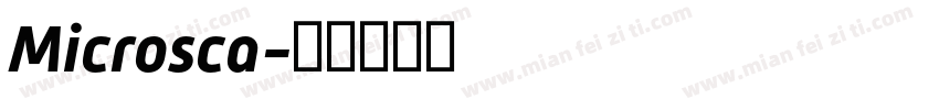 Microsca字体转换