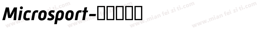 Microsport字体转换