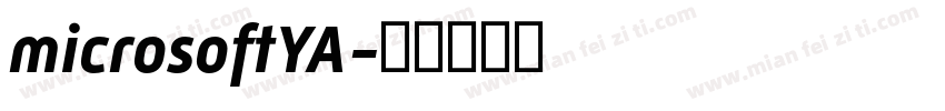 microsoftYA字体转换