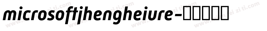 microsoftjhengheiure字体转换
