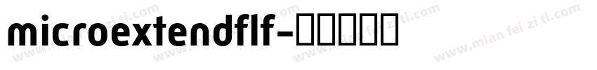 microextendflf字体转换