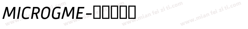 MICROGME字体转换