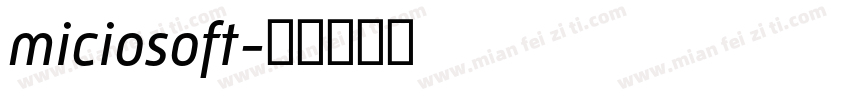 miciosoft字体转换