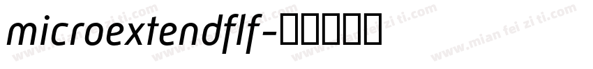 microextendflf字体转换